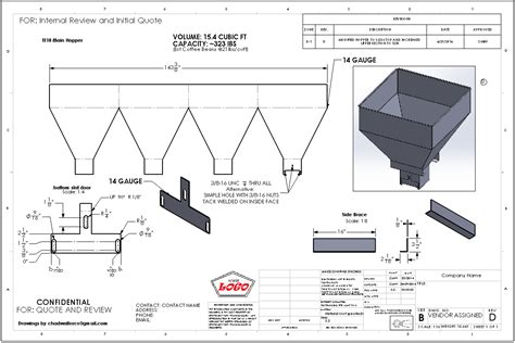 interpretation of metal fab drawings